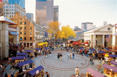Faneuil hall marketplace boston - The lively core of Boston's historic waterfront, and the nation's premier urban marketplace. Housed in 3 beautifully restored 19th century buildings, its 112 shops and 13 restaurants offer tantalizing delicacies & unique gifts in a festive atmosphere that spills onto cobblestone streets filled with an amazing variety of street performers and signature events.